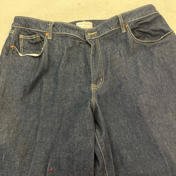 OUTFIT: Red Cable Knit Women's Sweater and Jeans with red cuff. - Picture 6 of 7